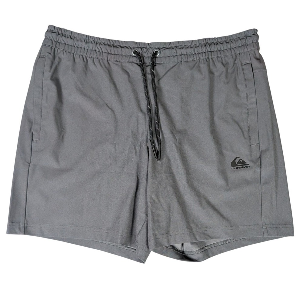 Quiksilver DryFlight Mens Dark Gray Performance Hybrid Board Shorts NWT